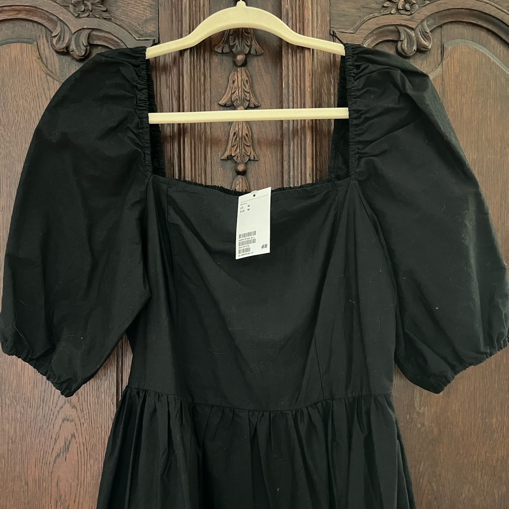 H&M Black Midi Dress